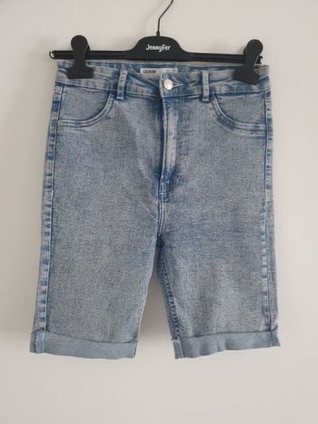 Short en jean bleu bershka 38