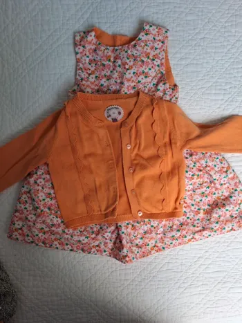Ensemble Sergent Majort Robe et Gilet 2 ans