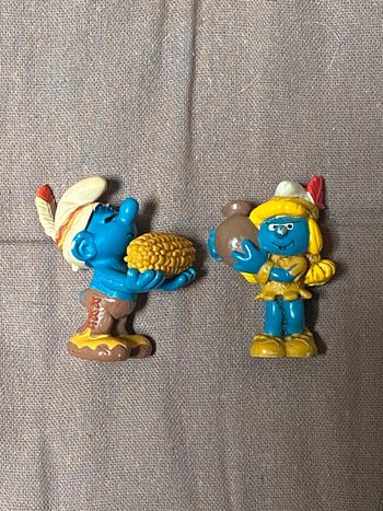 Couple schtroumpfs indiens