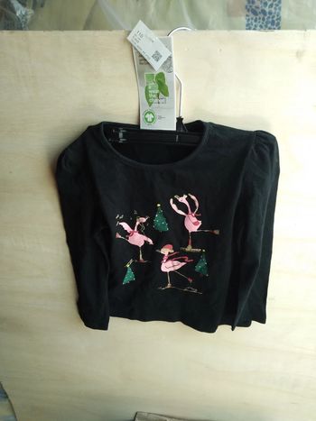 T-shirt coton bio manches longues palomino