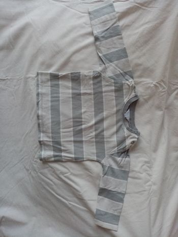 T-shirt rayé manches longues 12 mois
