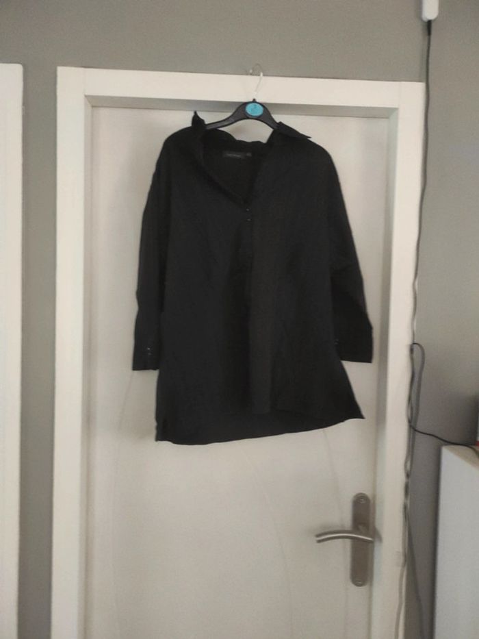 Chemise noir femme a rayures