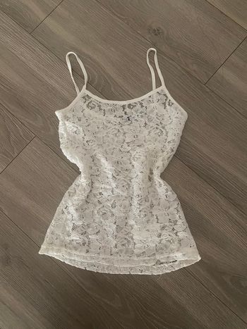 Débardeur en dentelle XXS près du corps mim 