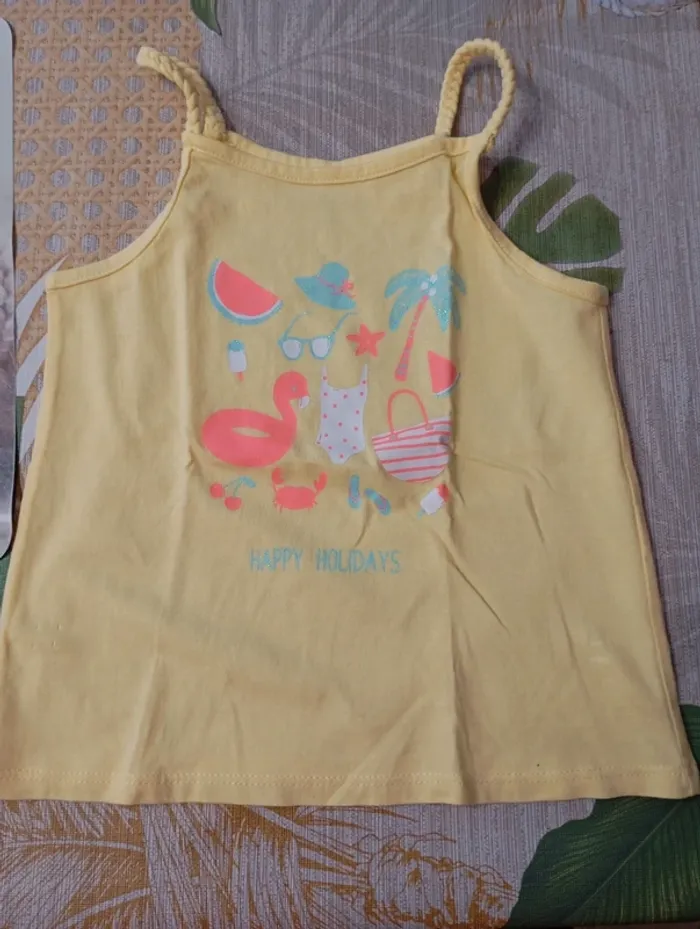 Débardeur fille neuf taille 4 ans (354)