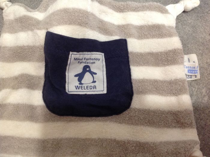 Doudou plat matelot en coton bio Weleda - photo numéro 7