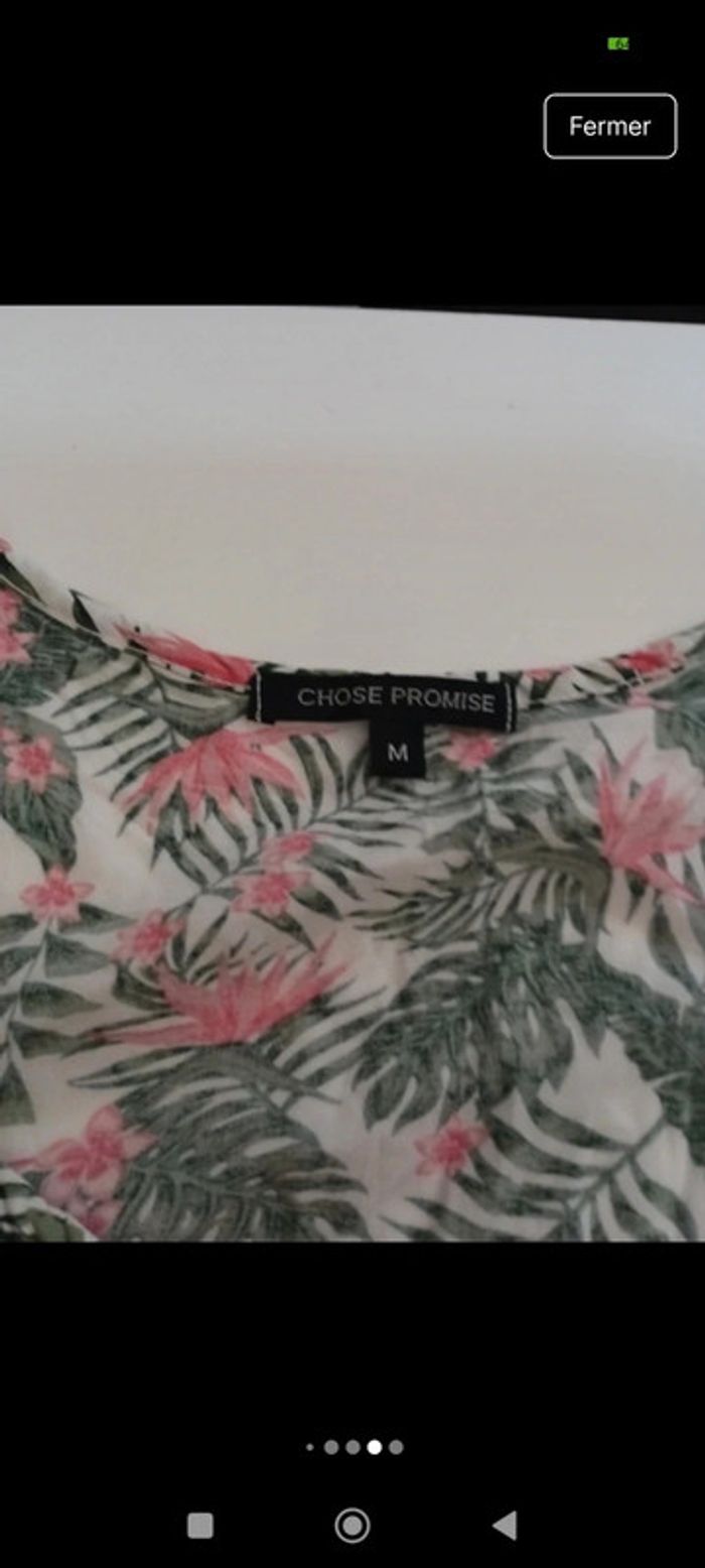 Combishort femme Chose Promise bouton nacrée taille M rétro vintage - photo numéro 5