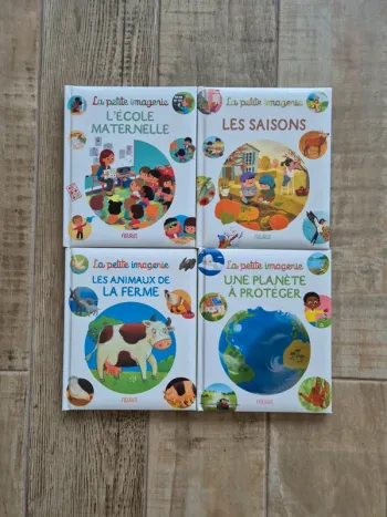 Lot de 4 livres La petite imagerie