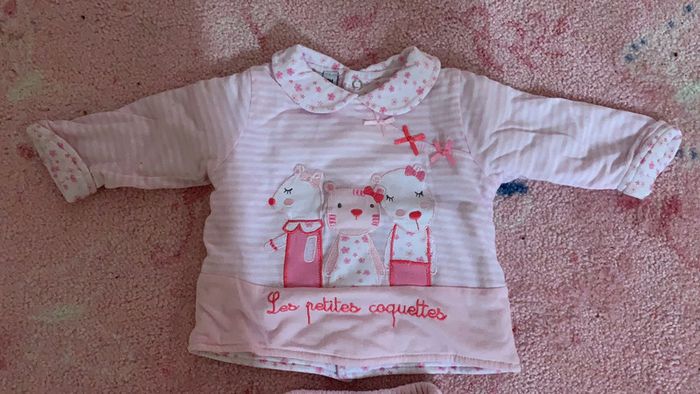 Ensemble douillet les petites coquettes 3 mois - photo numéro 2