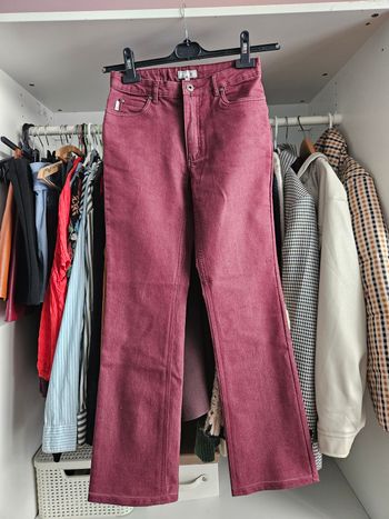 Pantalon flare bordeaux Dubbster 13 ans