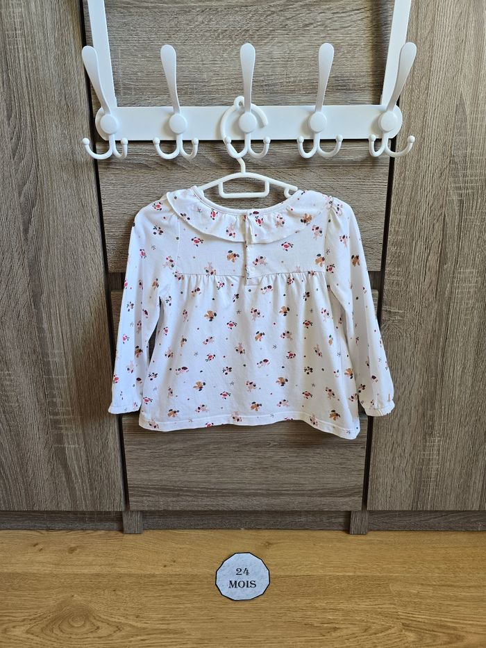 Vêtement Bébé Fille - Ensemble : Barboteuse/Gilet/Blouse/Collant - Sergent Major - 24 mois 86 cm - photo numéro 5