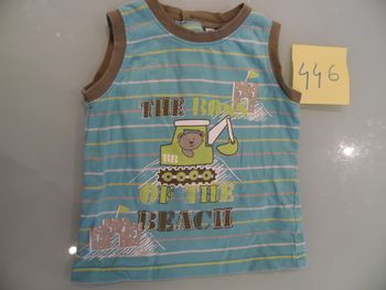 t-shirt manche court 18 mois