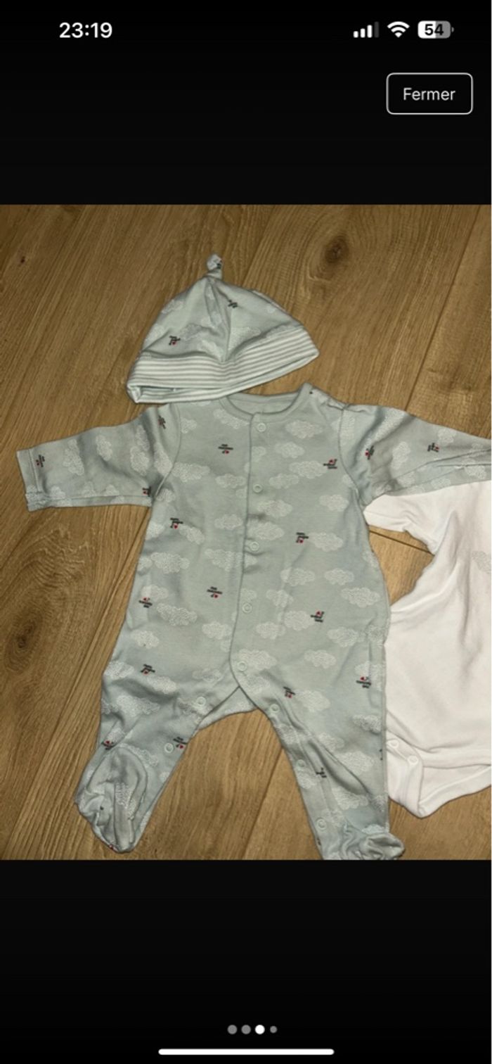 Body pyjama chausson et bonnet - photo numéro 3