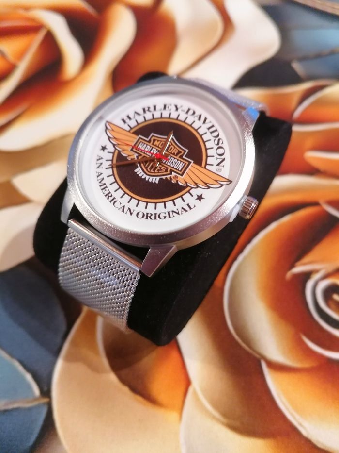 Montre harley davidson argenté - photo numéro 2