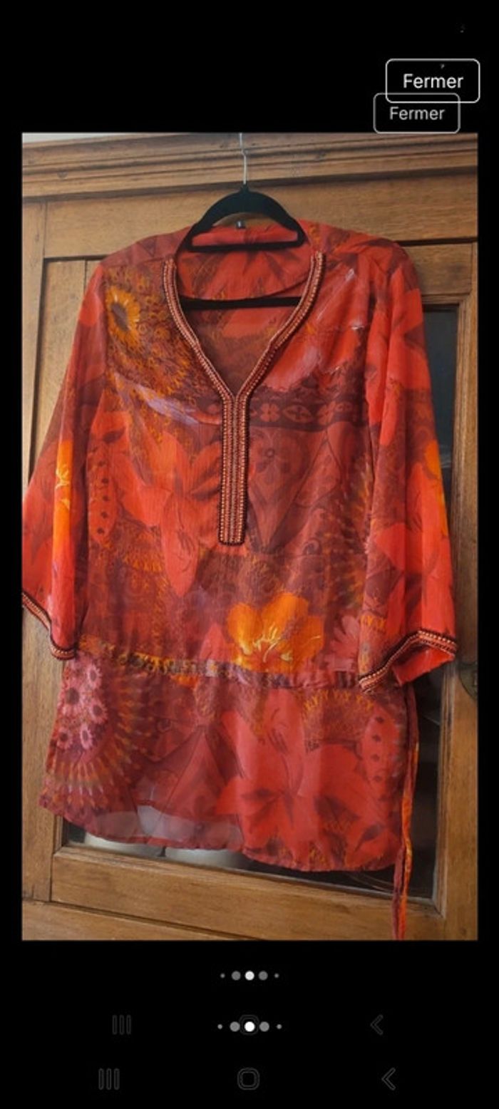Jolie Tunique Desigual taille eur S - photo numéro 3