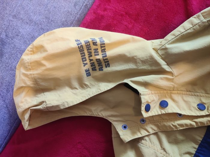 Parka jaune et bleu marine - photo numéro 4