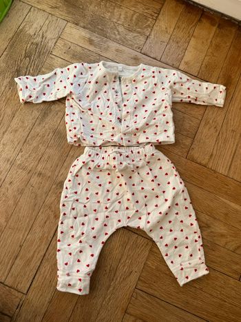 Ensemble petit Bateau 6 mois