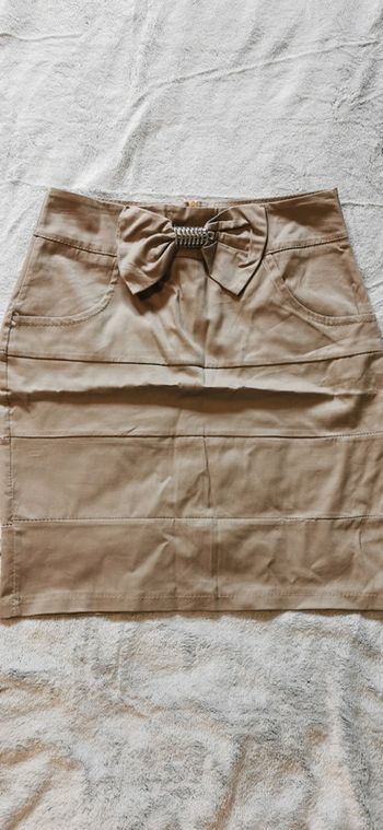 Jupe beige