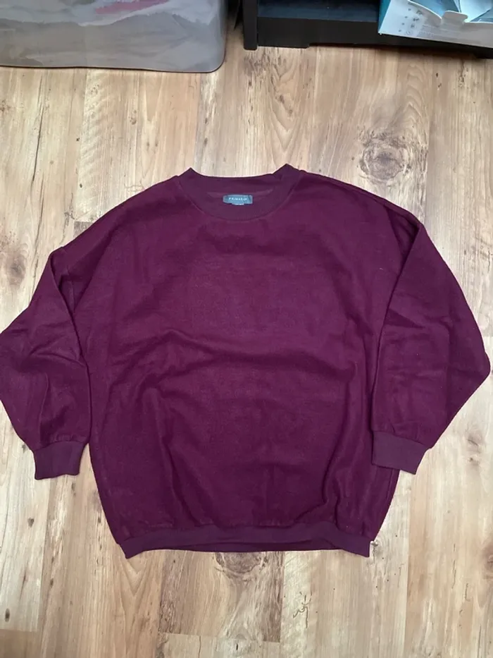 Sweat-shirt bordeaux