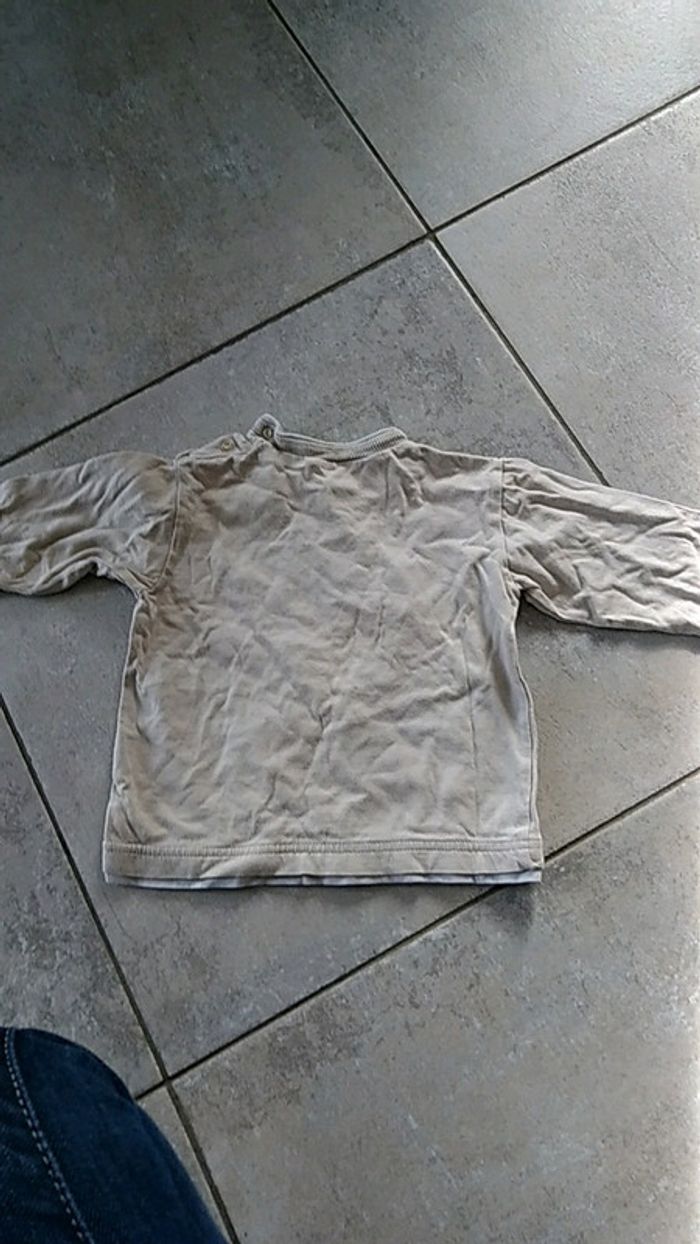 Tee-shirt manches longues garçon 18 mois - photo numéro 2