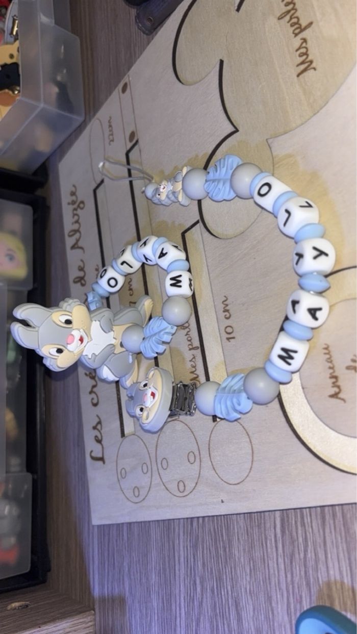 Ensemble attache tétine et anneaux’ de dentition - photo numéro 2