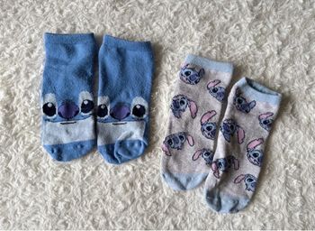 Lot de deux paires de chaussettes stitch