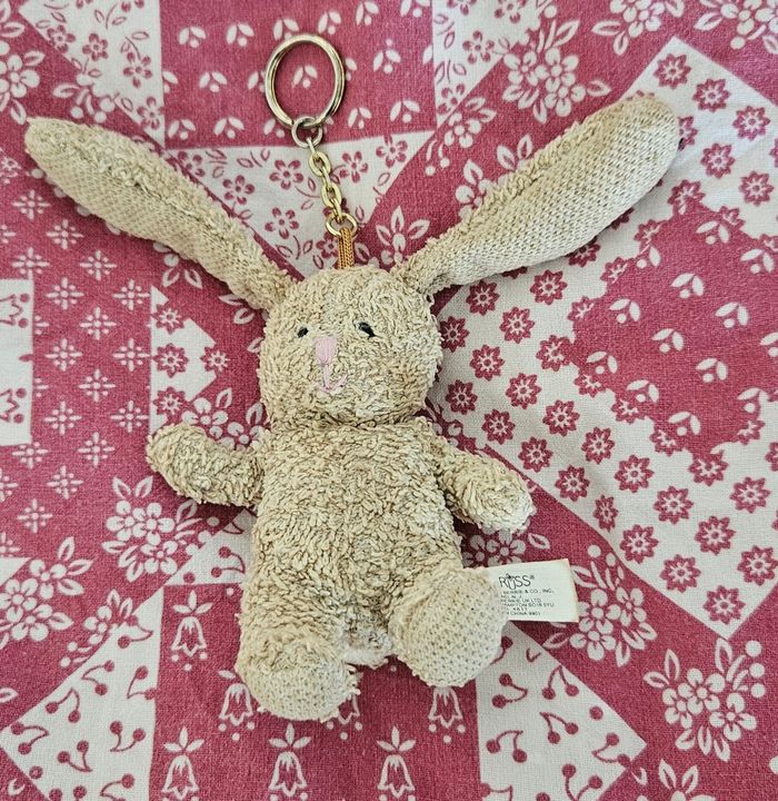 Porte clé lapin peluche - photo numéro 3