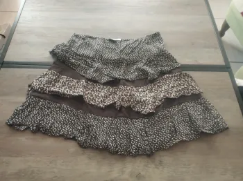 Mini jupe à volants