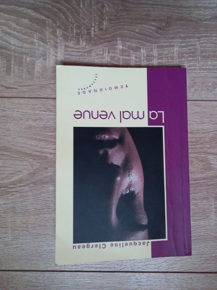 Livre -la mal venue-Jacqueline Clergeau