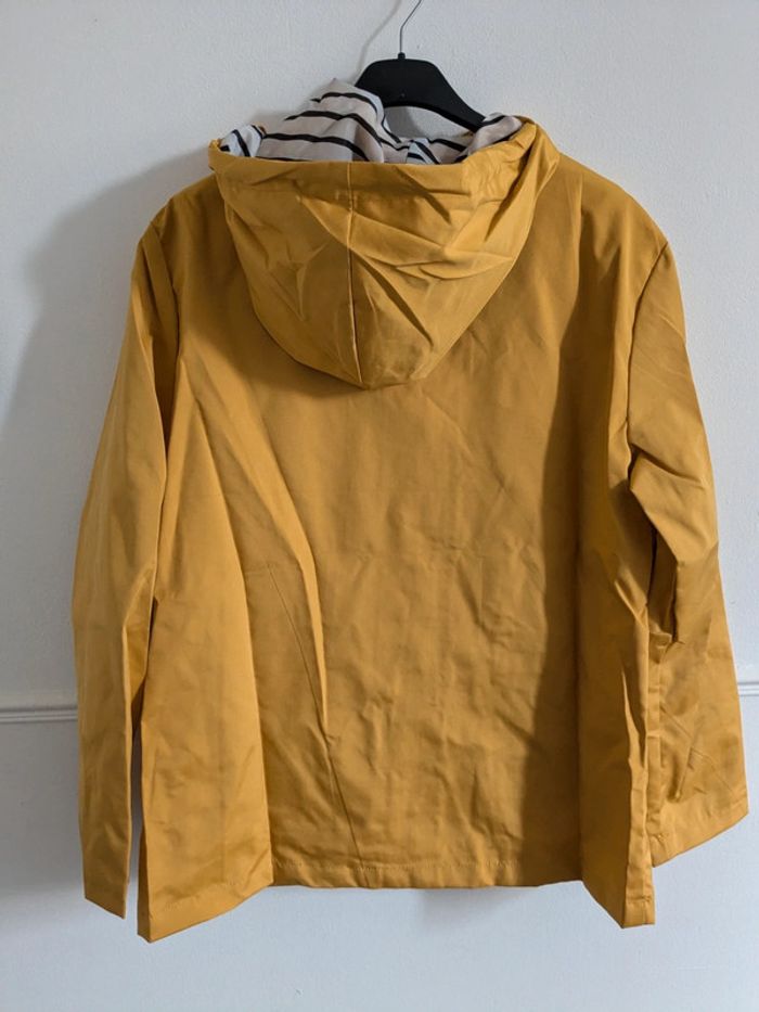 Veste coupe vent imperméable jaune M - photo numéro 3
