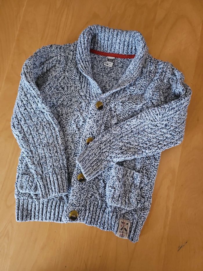 🔥Gilet/Cardigan Tape à l'œil T.128cm-8ans💫👕
