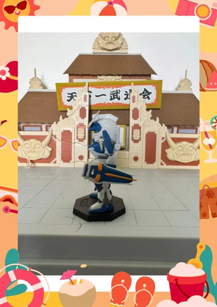 Mini figurine Gundam bras articulés - photo numéro 7