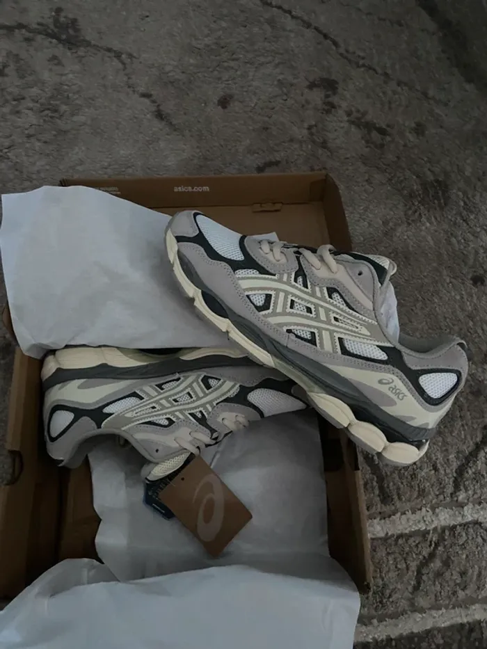 asics gel nyc beige - photo numéro 2