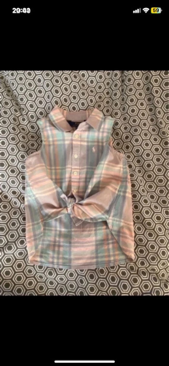 Chemise sans manches polo Ralph Lauren taille 4 ans - photo numéro 3