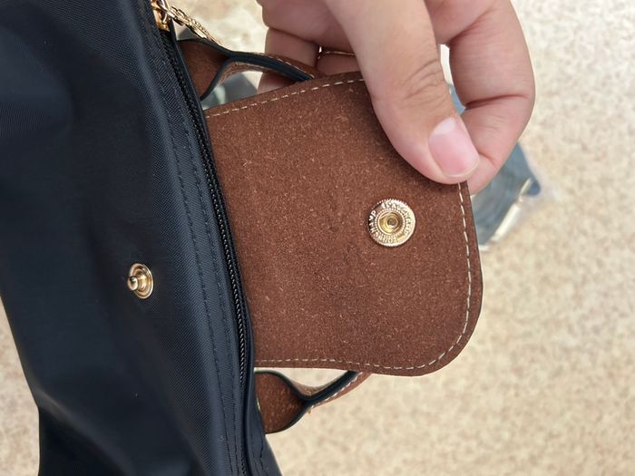Sac longchamp noir avec bandoulière - photo numéro 4