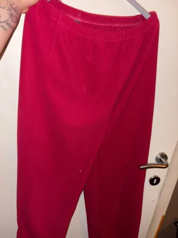 Pantalons rouge rose