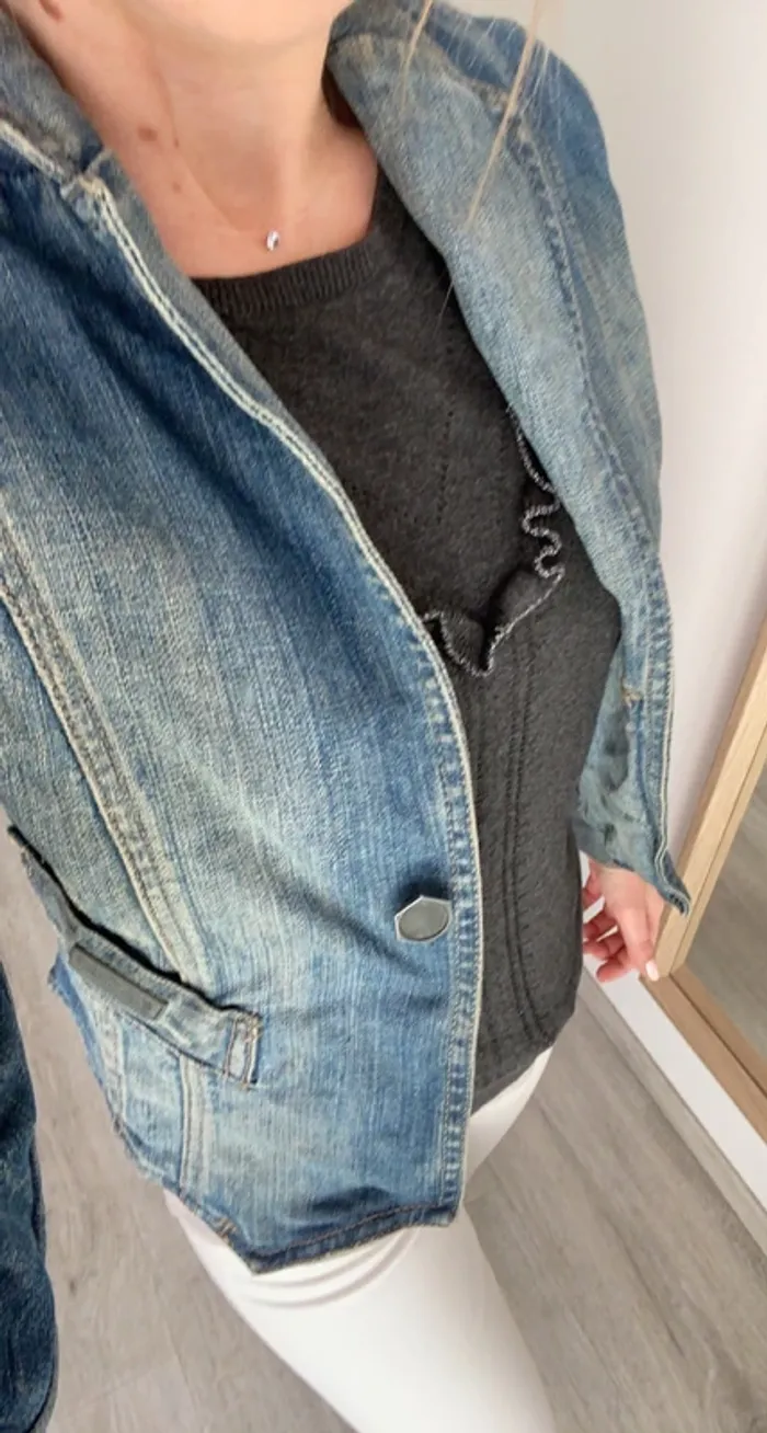 Veste en jeans Etam - photo numéro 4