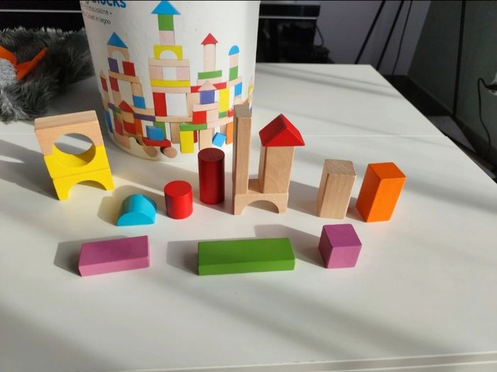 Baril de cubes en bois - photo numéro 4