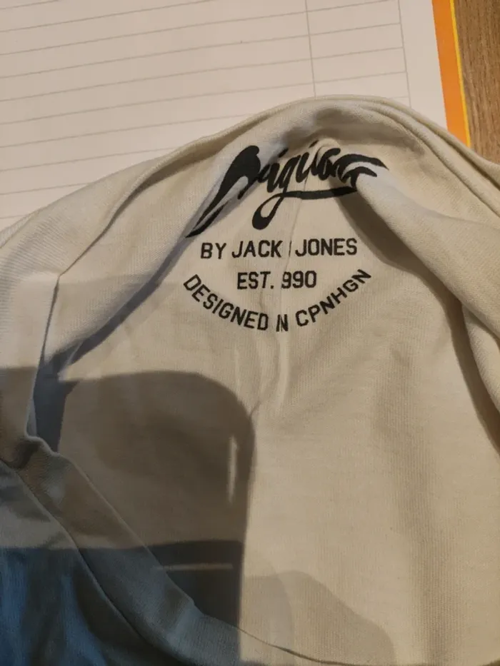 Tee shirt blanc jack jones taille L - photo numéro 5