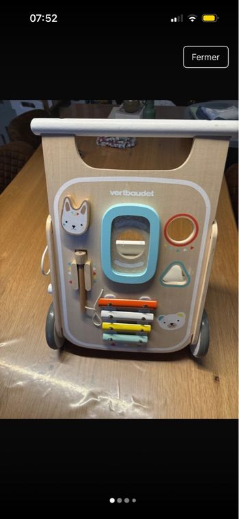 Chariot de marche vertbaudet