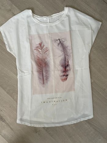 T shirt motif Plume