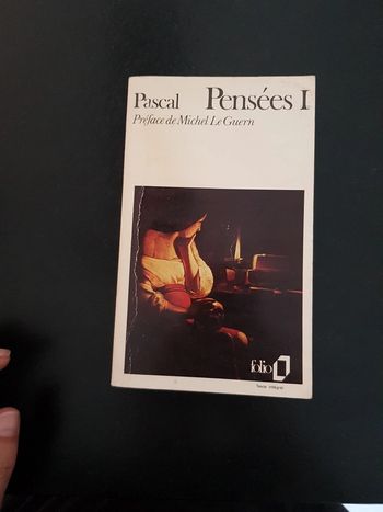 Pensées Tome 1 de Blaise Pascal
