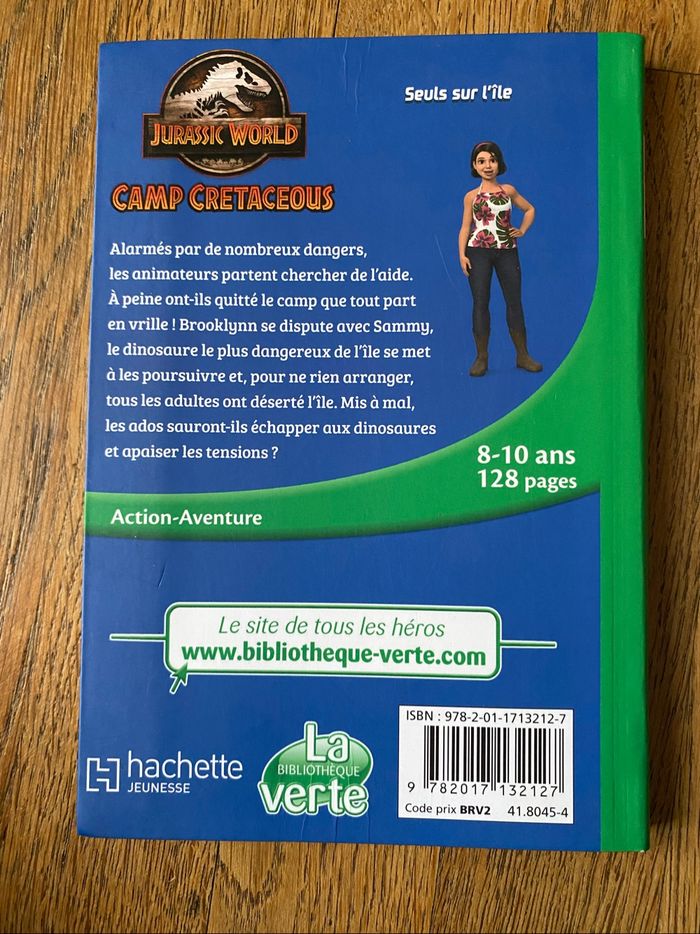 Livre Jurassic World Camp Cretaceous Seuls sur l’île - photo numéro 2