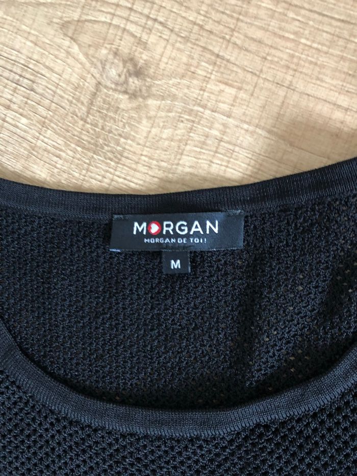 Robe noire à manches courtes Morgan taille M jamais portée (taille petit) - photo numéro 9