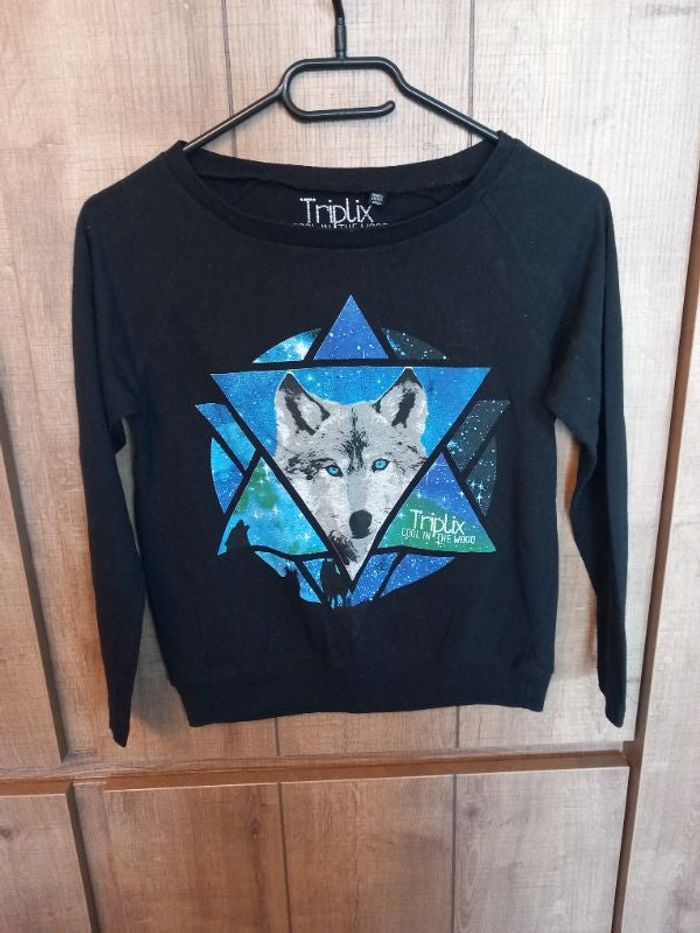 tee-shirt Loup