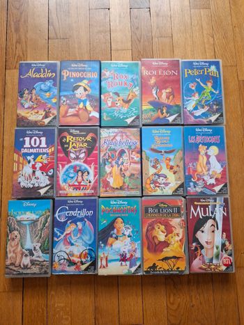 Gros lot cassette vidéo VHS pour magnetoscope
