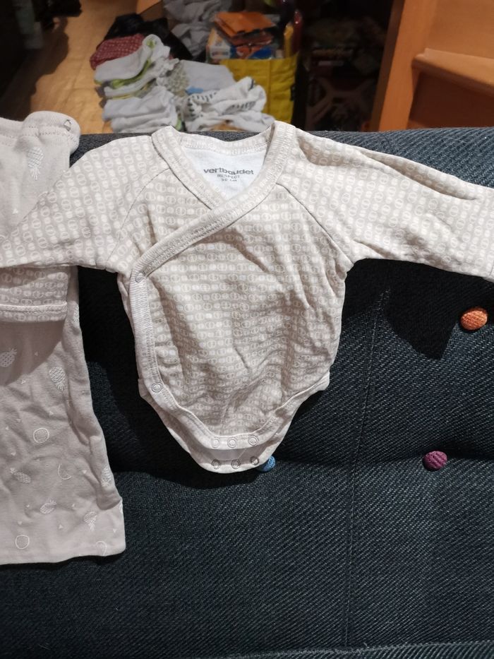 Lot bodies naissance Vertbaudet - photo numéro 3