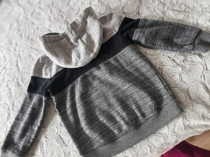 Sweat à capuche gris World Wide Primark 4-5 ans - photo numéro 2