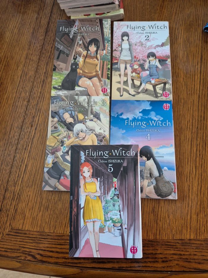 manga flying witch tome 1 à 5