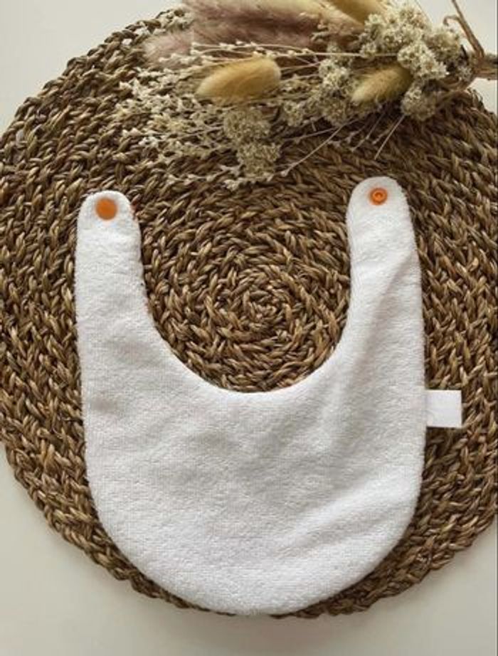 Bavoirs en bambou et tissu à motifs ourson fait main 🐻 - photo numéro 3