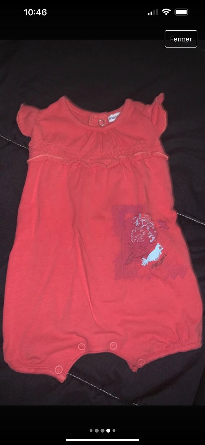 Lot de 2 barboteuse taille Naissance - photo numéro 4